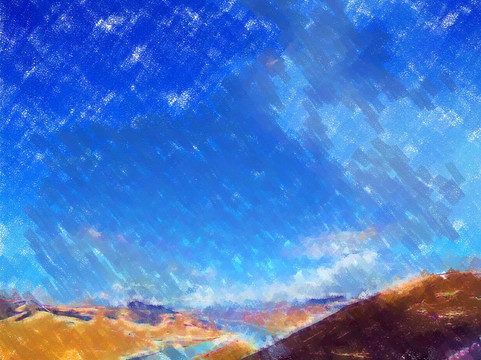 西藏高原纳木错