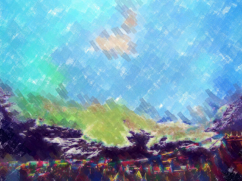 西藏高原纳木错