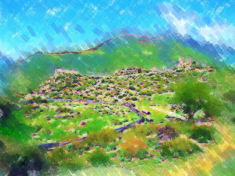 西藏高原纳木错