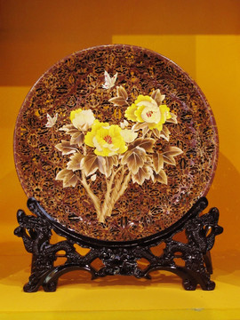 山核桃托盘工艺品