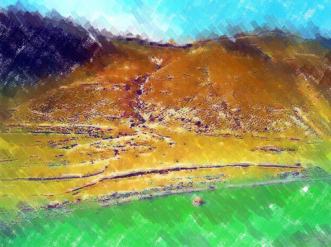 山坡风景