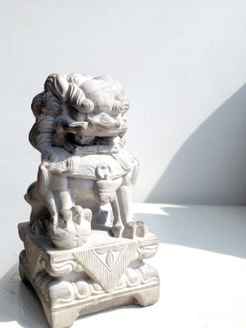 石狮子 雕塑 东方元素 艺术
