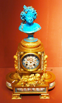 法国铜鎏金座钟