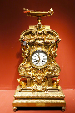 法国铜鎏金座钟