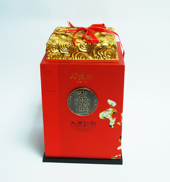 大唐红茶罐装包装盒
