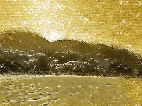 单色画