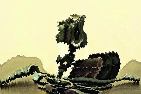 色彩 抽象 装饰画 油画