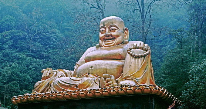 弥勒笑佛