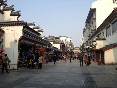 南京 夫子庙 景区 中式建筑