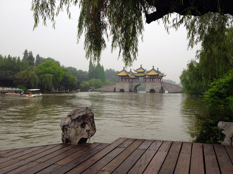 瘦西湖 扬州 著名景点 旅游