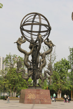 雕塑 中国龙