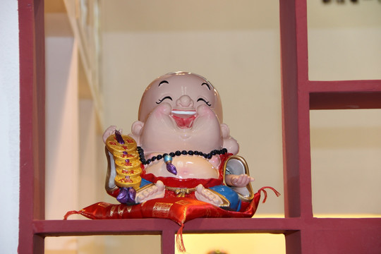 彩绘弥勒佛