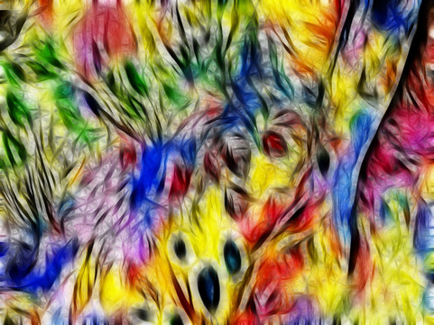 色彩装饰画