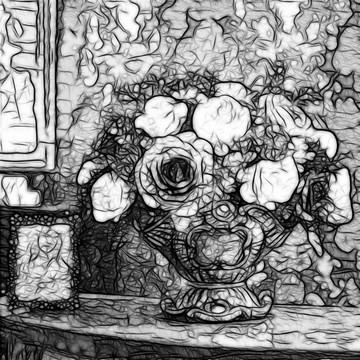 扫描无框画