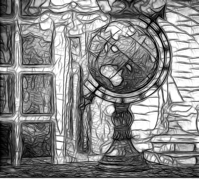 扫描无框画
