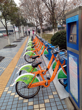 便民自行车 公共设施 交通工具