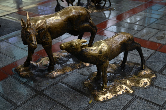 羊 广场雕塑 动物雕塑