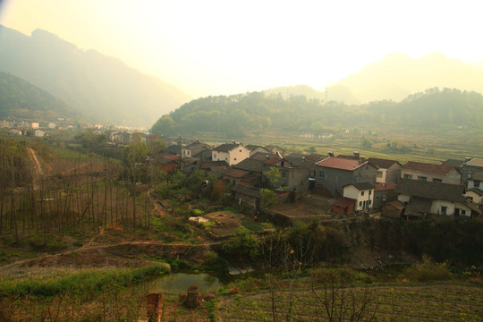 山村 集镇 远安