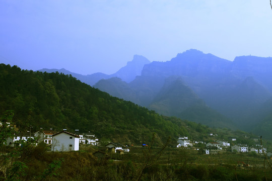 城镇 建筑 山村 集镇