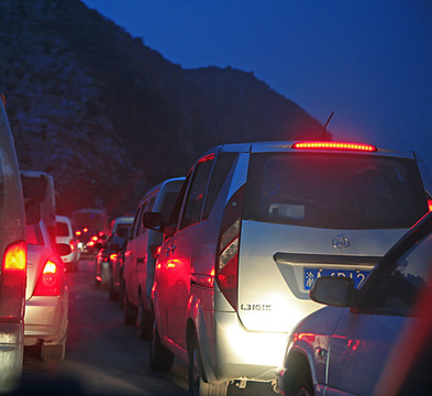 堵车