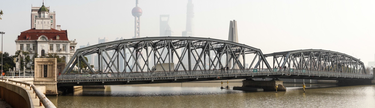 上海外白渡桥全景