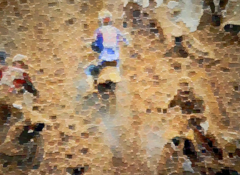 色彩 抽象 装饰画 油画