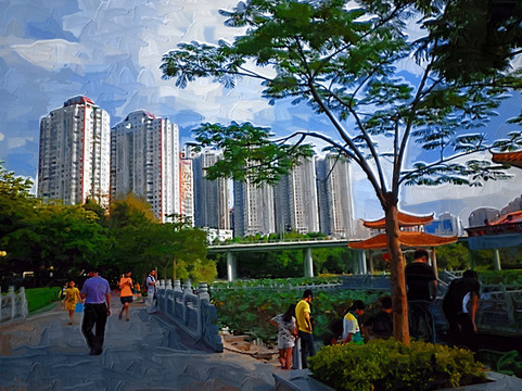 风景装饰画