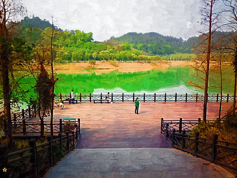 湖泊风景
