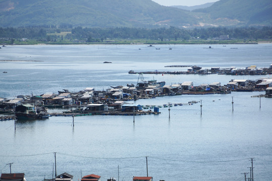 海南疍家渔排景观