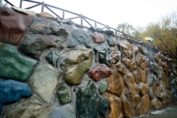 人造水坝艺术石墙