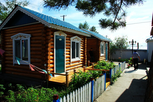 俄罗斯式木房子 木刻楞