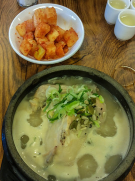 韩国参鸡汤 韩国泡菜