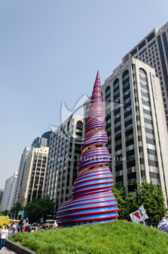 首尔建筑 首尔雕塑