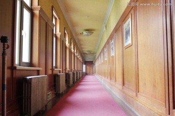 伪满皇宫内部的走廊