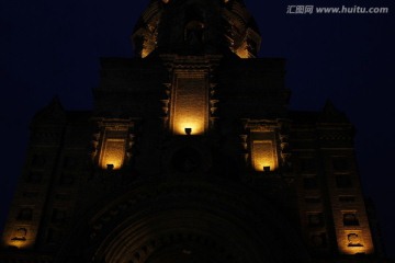 夜幕下的圣索菲亚大教堂