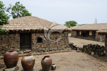 济州岛城邑民俗村 朝鲜族民居