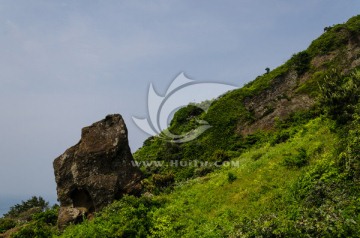 济州岛城头山日出峰