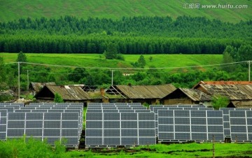 山村 太阳能电池板