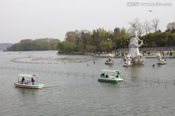 南京 玄武湖 著名景点 旅游
