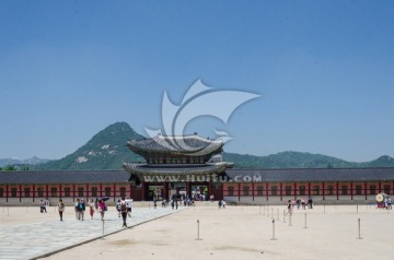 首尔景福宫  韩国旅游