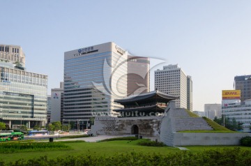 首尔街景  首尔建筑