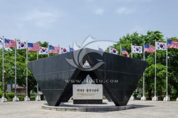 韩国板门店旅游 韩美同盟