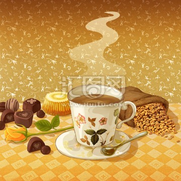 巧克力咖啡下午茶