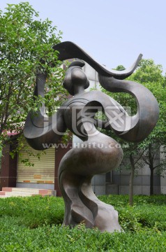 唐代舞女雕塑