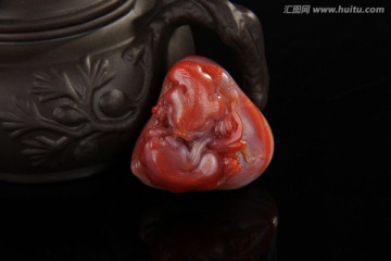 瑞兽 南红玛瑙腰佩