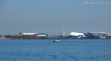 芝加哥密歇根湖小半岛风光