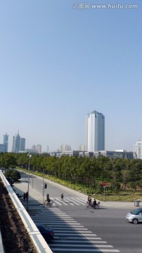 上海 浦东 现代建筑 世纪大道