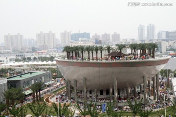 上海 世博园 展会 展览 现代