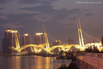天津外滩公园之夜景