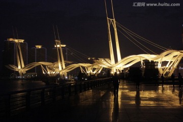 天津外滩公园之夜景